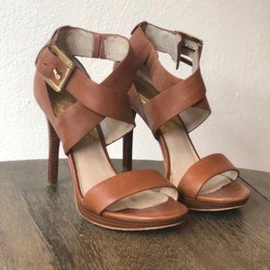 Tan Michael Kors Tan Sandal Heel